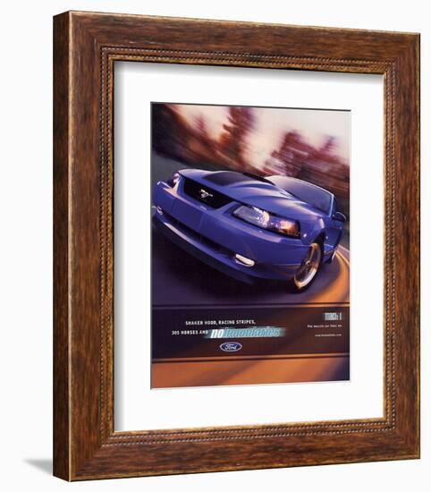 2003 Mustang- Muscle Car Lives-null-Framed Art Print