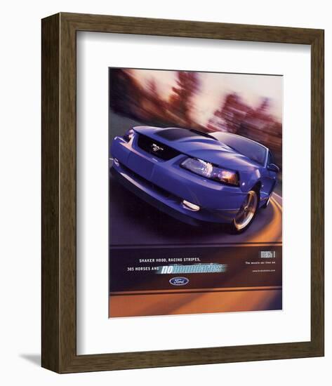 2003 Mustang- Muscle Car Lives-null-Framed Art Print