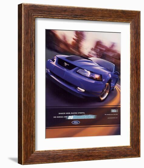 2003 Mustang- Muscle Car Lives-null-Framed Art Print
