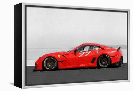 2006 Ferrari 599 GTB Fiorano Watercolor-NaxArt-Framed Stretched Canvas