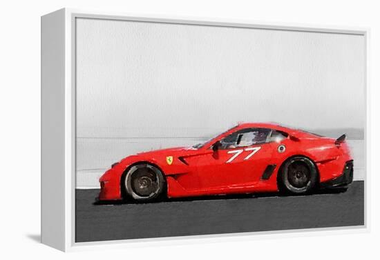 2006 Ferrari 599 GTB Fiorano Watercolor-NaxArt-Framed Stretched Canvas