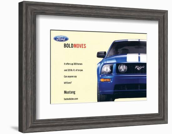 2007 Mustang-Offers 300 Horses-null-Framed Premium Giclee Print