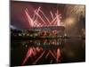 2008 Beijing Olympics Opening Ceremony, Bird's Nest, Beijing, China-null-Mounted Photographic Print