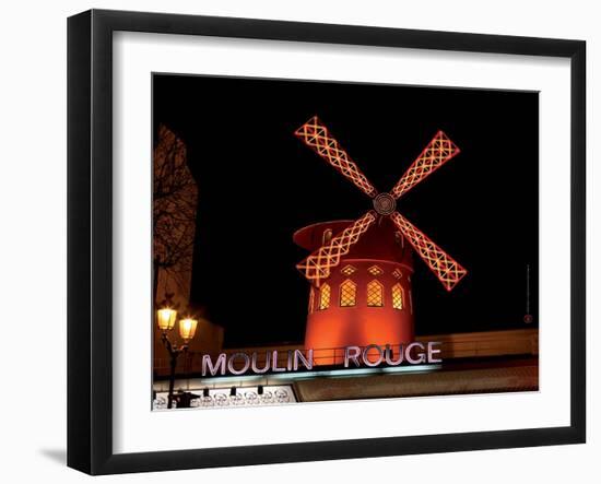 2010 Moulin at night-null-Framed Giclee Print