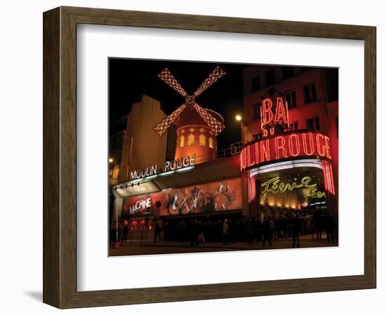 2010 Moulin Rouge at night-null-Framed Photographic Print