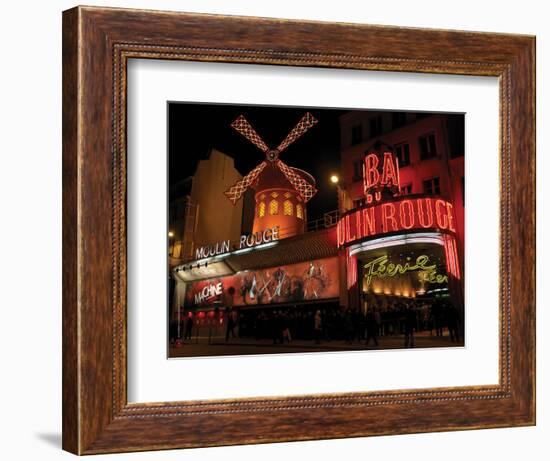 2010 Moulin Rouge at night-null-Framed Photographic Print