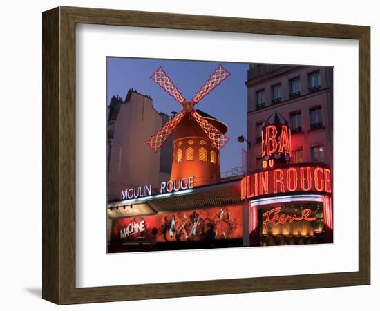 2010 Moulin Rouge night fall-null-Framed Photographic Print