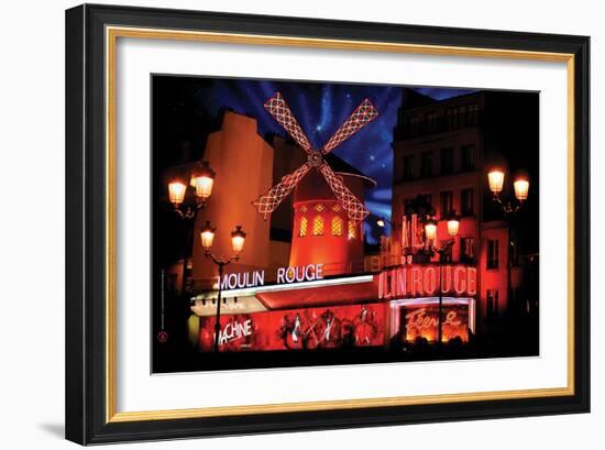 2010 Moulin Rouge twinkling stars-null-Framed Giclee Print