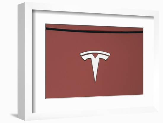 2010 Tesla Roadster-null-Framed Photographic Print