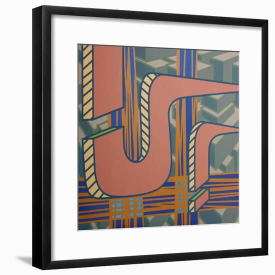 2013 Lines Project 53-Eric Carbrey-Framed Giclee Print