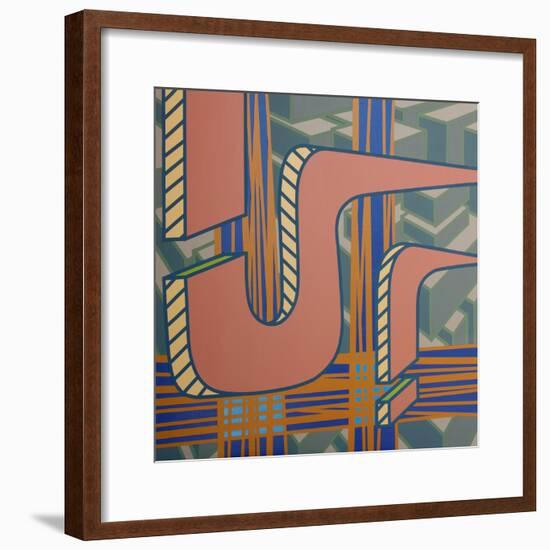2013 Lines Project 53-Eric Carbrey-Framed Giclee Print