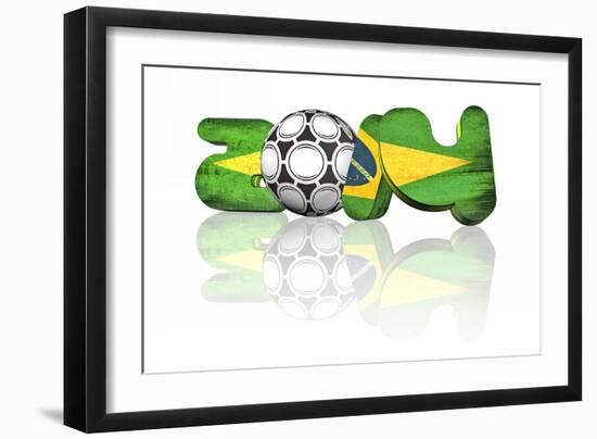 2014 Brazil-talitha-Framed Art Print