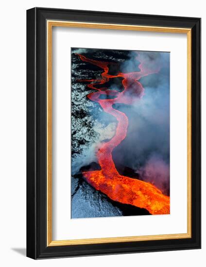 2014 eruption of Bardarbunga, Iceland-Art Wolfe-Framed Photographic Print