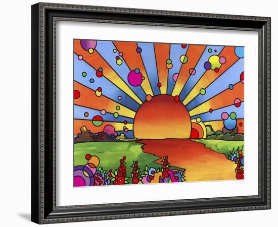 2014 Sunset-Howie Green-Framed Giclee Print