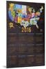 2016 Calendar-Design Turnpike-Mounted Giclee Print