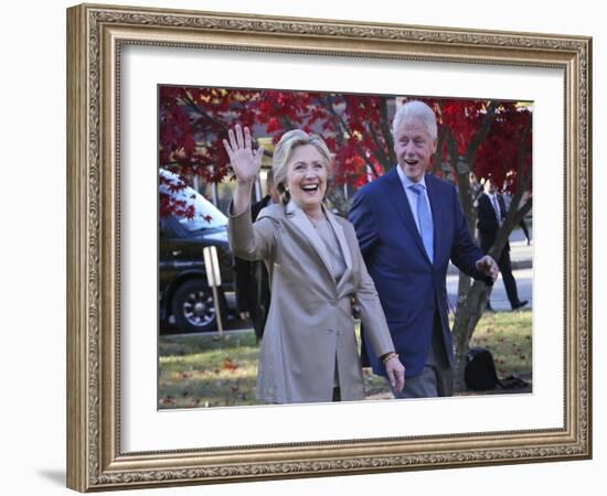 2016 Election Clinton-Seth Wenig-Framed Photographic Print