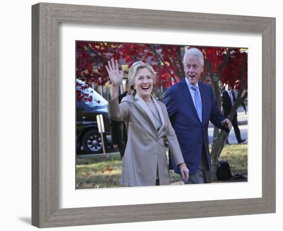 2016 Election Clinton-Seth Wenig-Framed Photographic Print