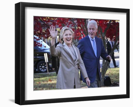 2016 Election Clinton-Seth Wenig-Framed Photographic Print