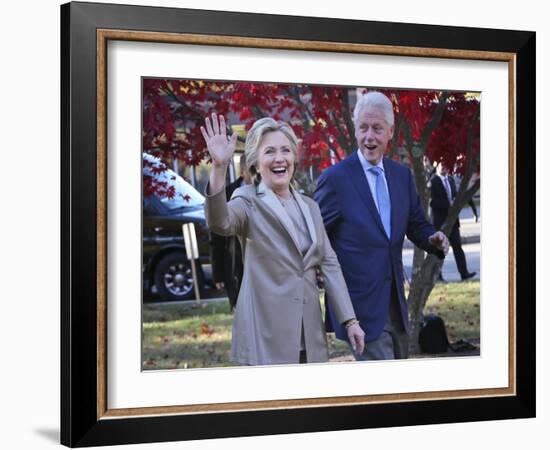 2016 Election Clinton-Seth Wenig-Framed Photographic Print