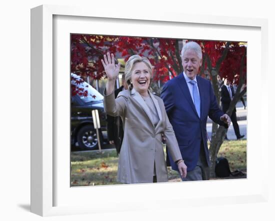 2016 Election Clinton-Seth Wenig-Framed Photographic Print