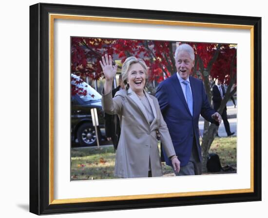 2016 Election Clinton-Seth Wenig-Framed Photographic Print