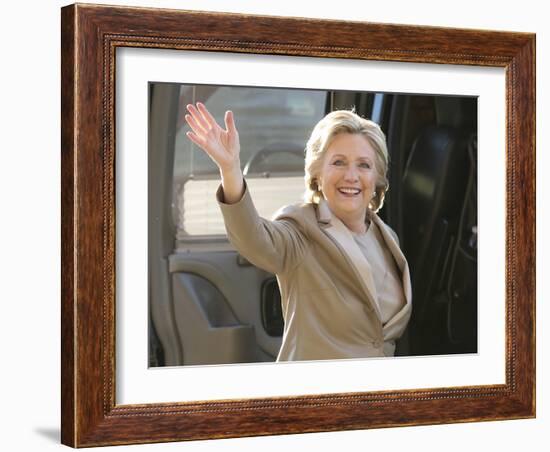 2016 Election Clinton-Seth Wenig-Framed Photographic Print