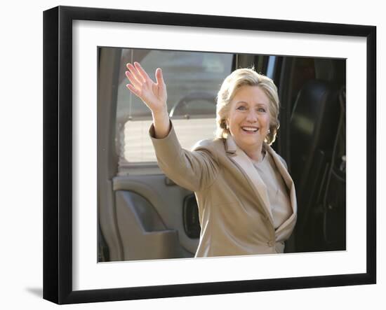 2016 Election Clinton-Seth Wenig-Framed Photographic Print