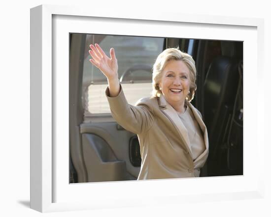 2016 Election Clinton-Seth Wenig-Framed Photographic Print