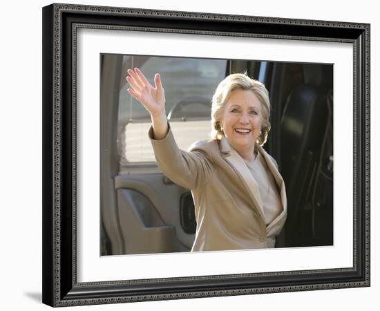 2016 Election Clinton-Seth Wenig-Framed Photographic Print