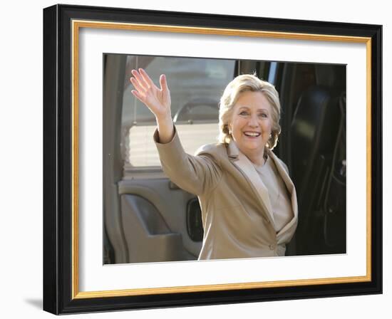 2016 Election Clinton-Seth Wenig-Framed Photographic Print