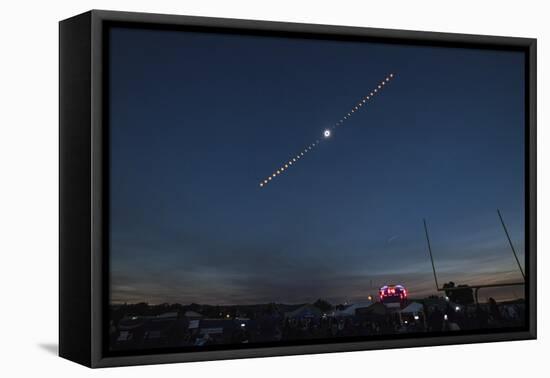 2017 Total Solar Eclipse, Composite Image-null-Framed Premier Image Canvas