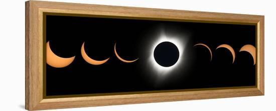 2017 Total Solar Eclipse, Composite Image-null-Framed Premier Image Canvas