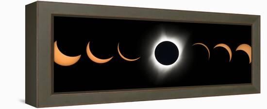 2017 Total Solar Eclipse, Composite Image-null-Framed Premier Image Canvas