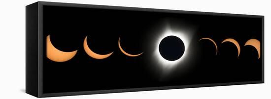 2017 Total Solar Eclipse, Composite Image-null-Framed Premier Image Canvas