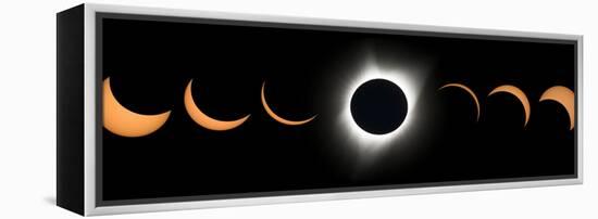 2017 Total Solar Eclipse, Composite Image-null-Framed Premier Image Canvas