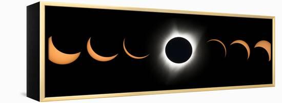 2017 Total Solar Eclipse, Composite Image-null-Framed Premier Image Canvas