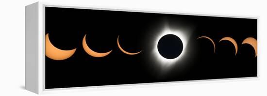 2017 Total Solar Eclipse, Composite Image-null-Framed Premier Image Canvas