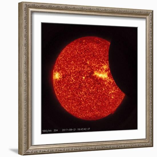 2017 Total Solar Eclipse, Sdo Image-null-Framed Photographic Print