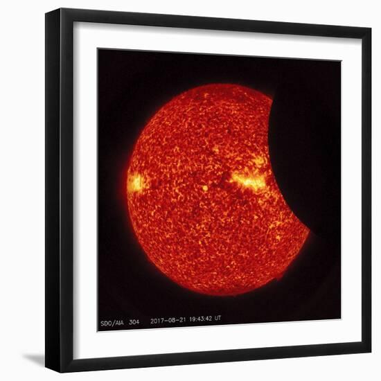 2017 Total Solar Eclipse, Sdo Image-null-Framed Photographic Print