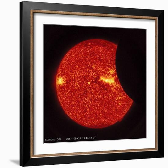 2017 Total Solar Eclipse, Sdo Image-null-Framed Photographic Print