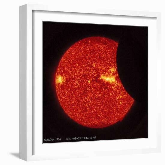 2017 Total Solar Eclipse, Sdo Image-null-Framed Photographic Print