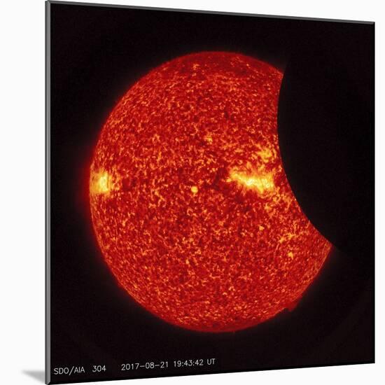 2017 Total Solar Eclipse, Sdo Image-null-Mounted Photographic Print