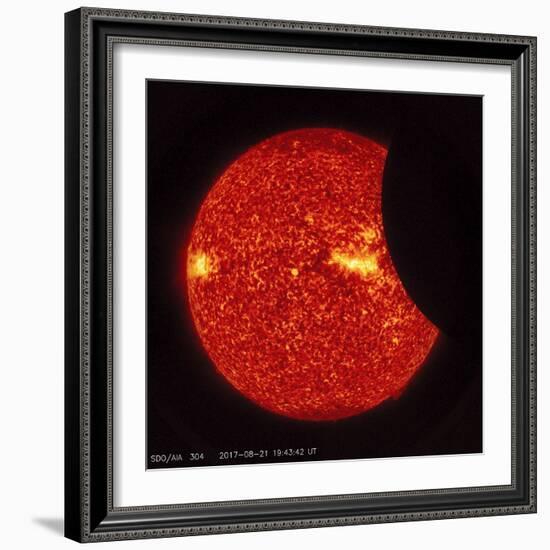 2017 Total Solar Eclipse, Sdo Image-null-Framed Photographic Print
