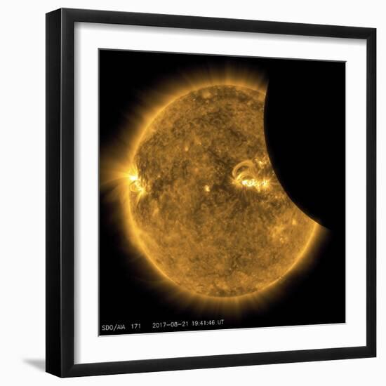 2017 Total Solar Eclipse, Sdo Image-null-Framed Photographic Print