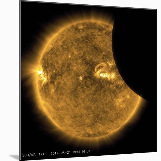 2017 Total Solar Eclipse, Sdo Image-null-Mounted Photographic Print