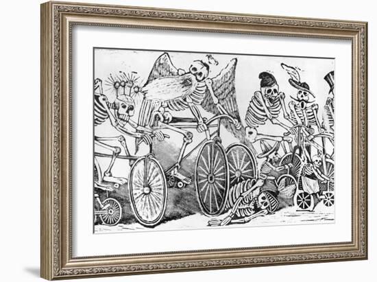 20th Century Calavera-Jose Guadalupe Posada-Framed Giclee Print