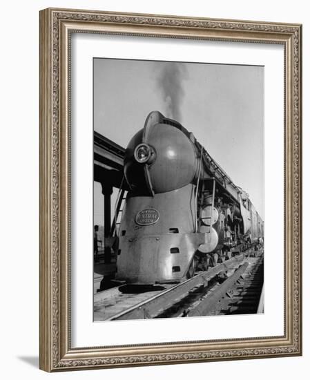 20th Century Limited Locomotive on Tracks-Alfred Eisenstaedt-Framed Photographic Print