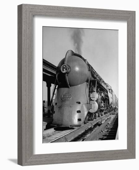 20th Century Limited Locomotive on Tracks-Alfred Eisenstaedt-Framed Photographic Print