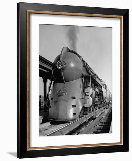 20th Century Limited Locomotive on Tracks-Alfred Eisenstaedt-Framed Photographic Print