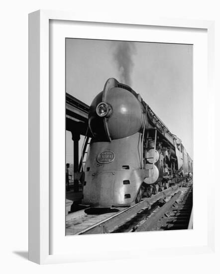 20th Century Limited Locomotive on Tracks-Alfred Eisenstaedt-Framed Photographic Print